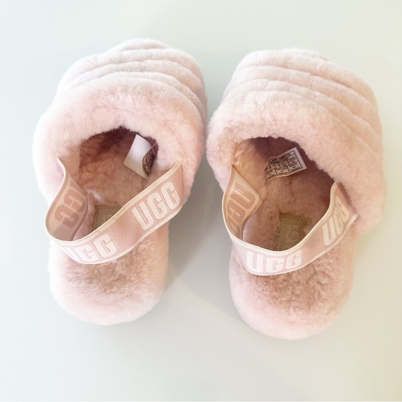 UGG Fluff Yeah Slide Slipper Blush Pink Size 7 - Picture 3 of 7